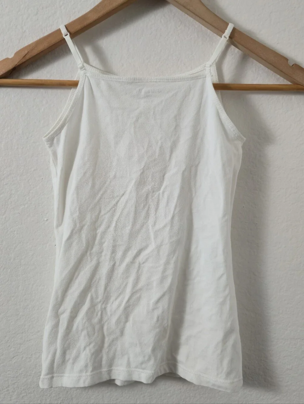 Old Navy Adjustable Straps White Tank Top